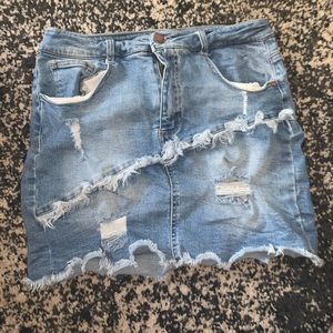 Jean skirt